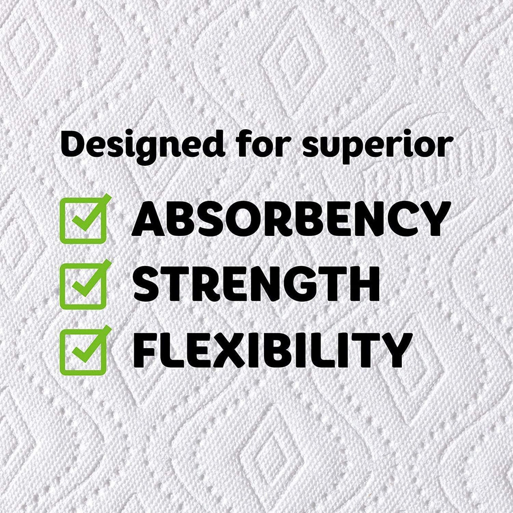 Bounty Quick Size Paper Towels, White, 8 Family Rolls = 20 Regular Rolls